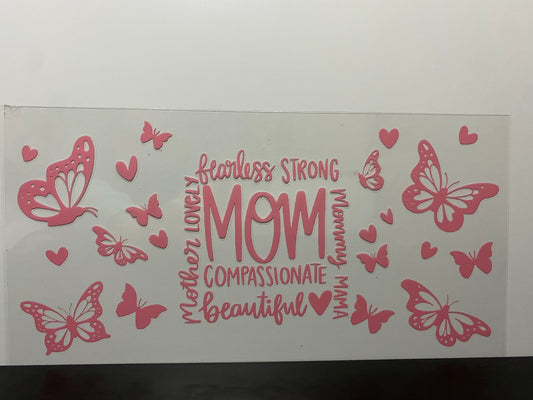 Mom Pink Butterfly