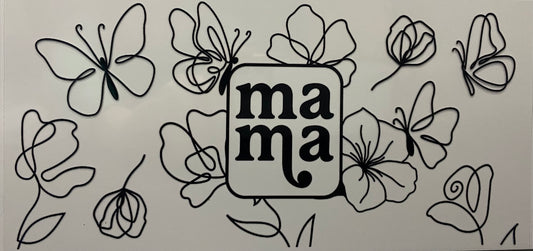 Mama Black Butterfly