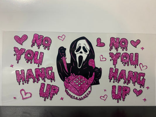 No you hang up glittery